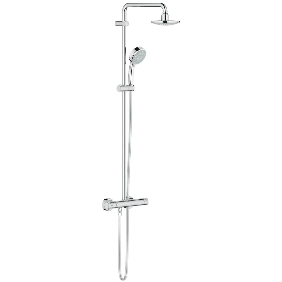Coloana dus cu baterie si termostat Grohe New Tempesta Cosmopolitan 160