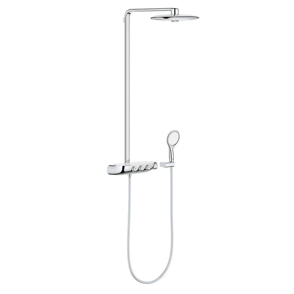 Coloana dus cu baterie si termostat Grohe Rainshower SmartControl 360 Duo