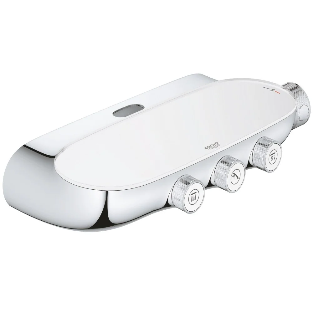 Coloana dus cu baterie si termostat Grohe Rainshower SmartControl 360 Duo
