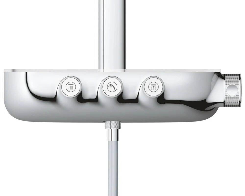 Coloana dus cu baterie si termostat Grohe Rainshower SmartControl 360 Duo
