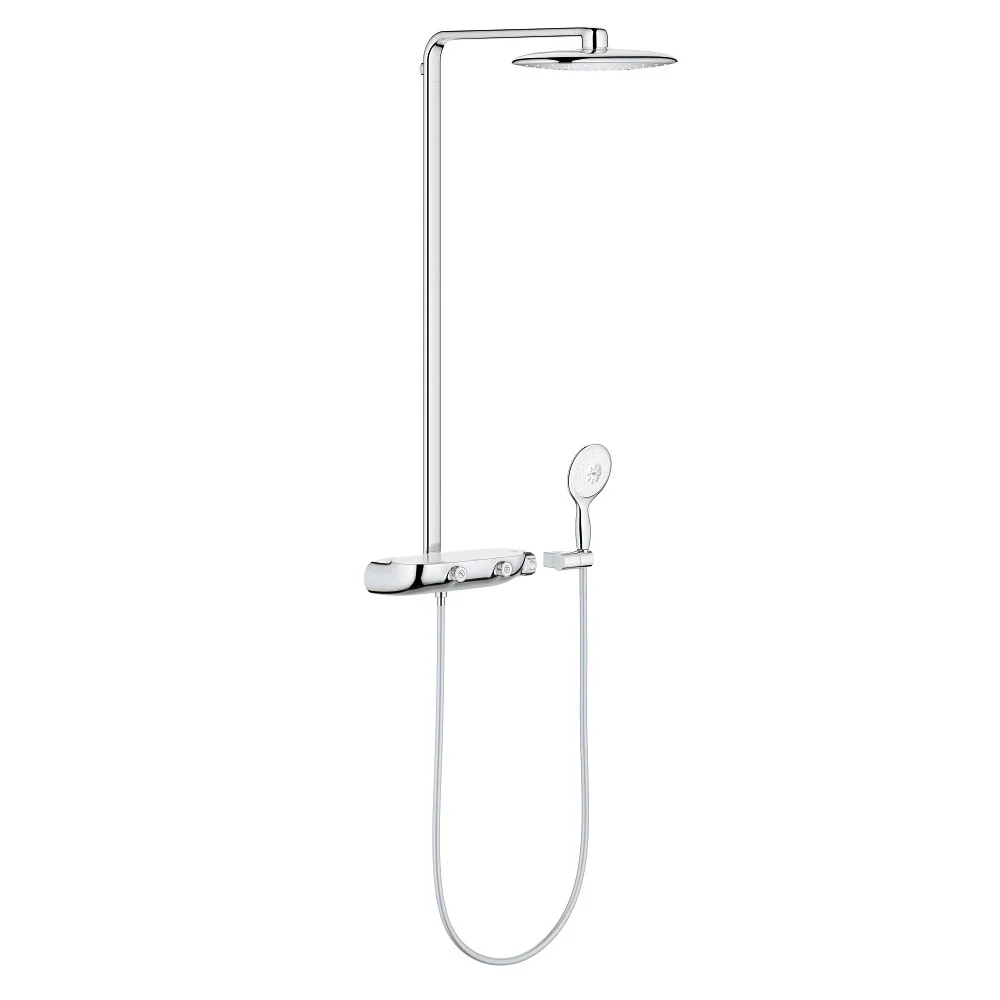 Coloana dus cu baterie si termostat Grohe Rainshower SmartControl 360 Mono