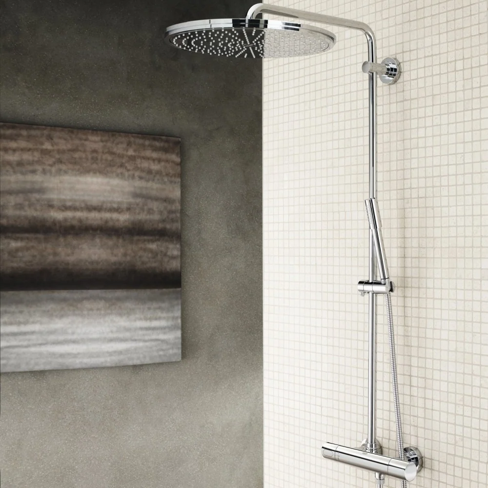 Coloana dus cu baterie si termostat Grohe Rainshower 400