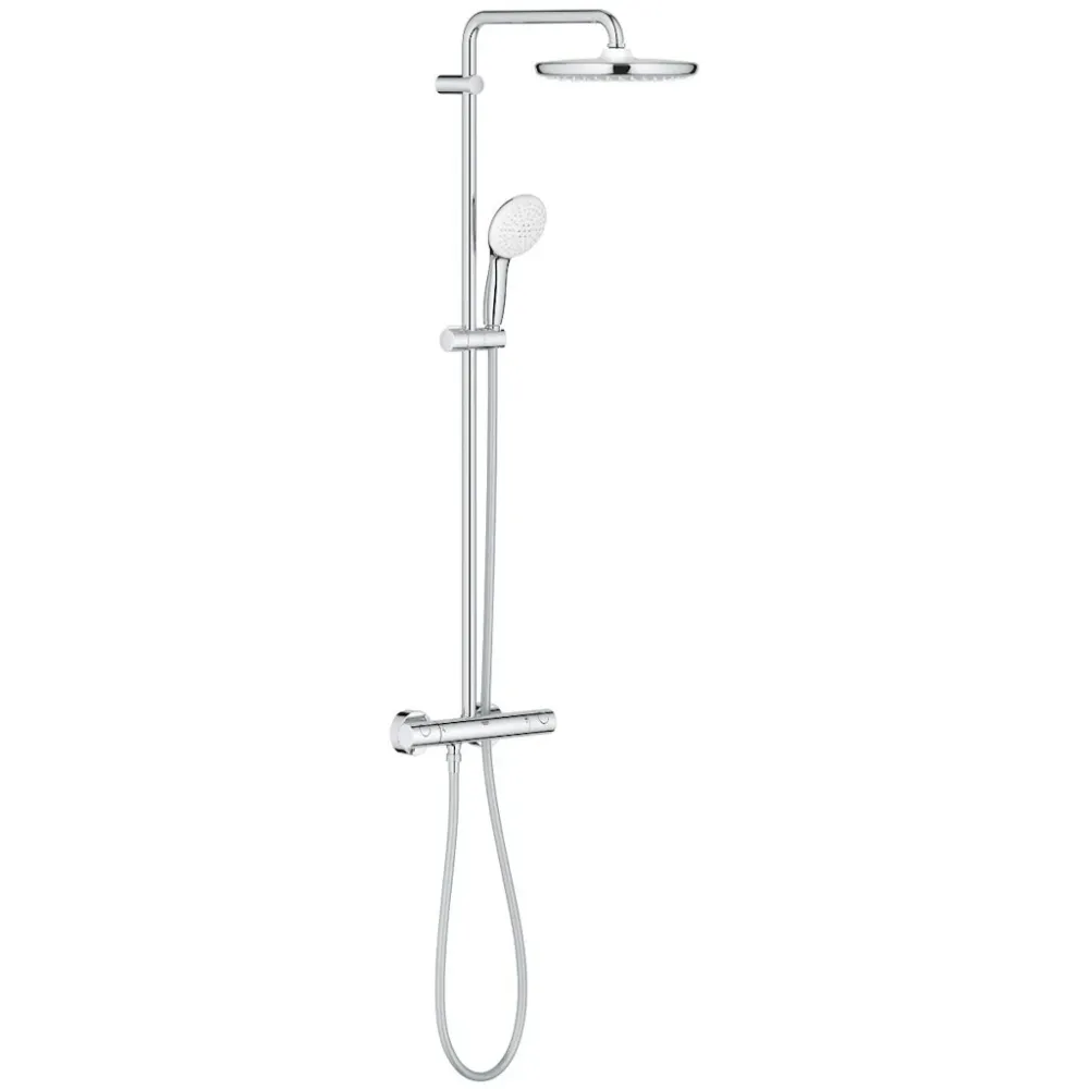 Coloana dus cu baterie si termostat Grohe Tempesta System 250