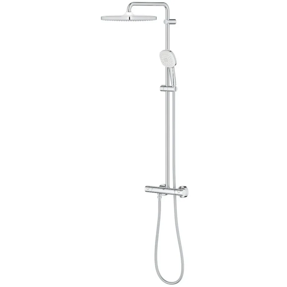 Coloana dus cu baterie si termostat Grohe Tempesta System 250 Cube
