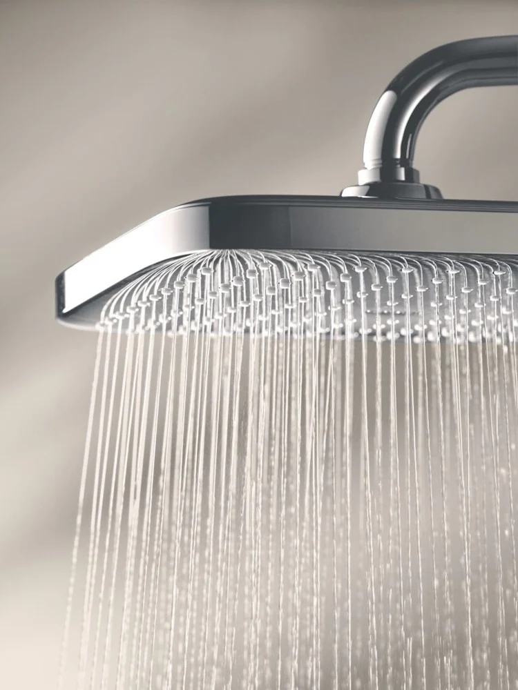 Coloana dus cu baterie si termostat Grohe Vitalio Start System 250 Cube