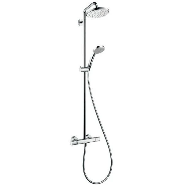 Coloana dus cu baterie si termostat Hansgrohe Croma 160