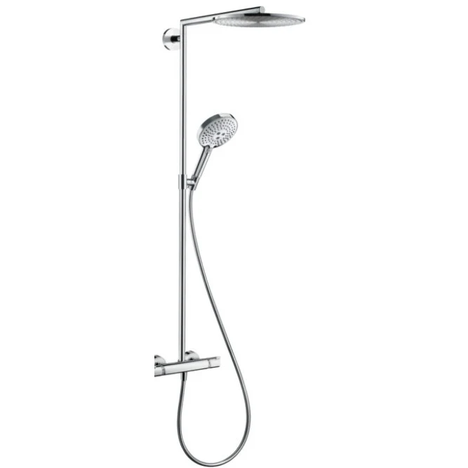 Coloana dus cu baterie si termostat Hansgrohe Raindance Select E 300