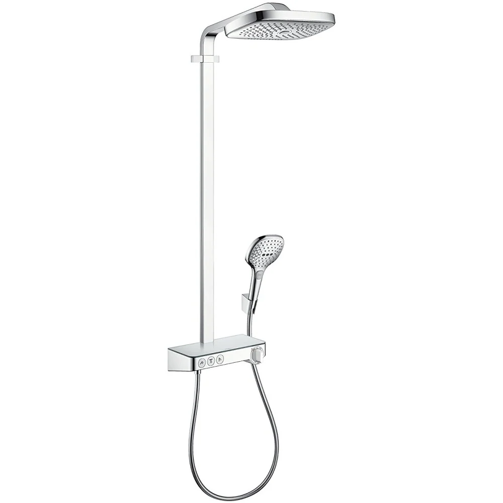 Coloana dus cu baterie si termostat Hansgrohe Raindance Select E 300 3jet ST