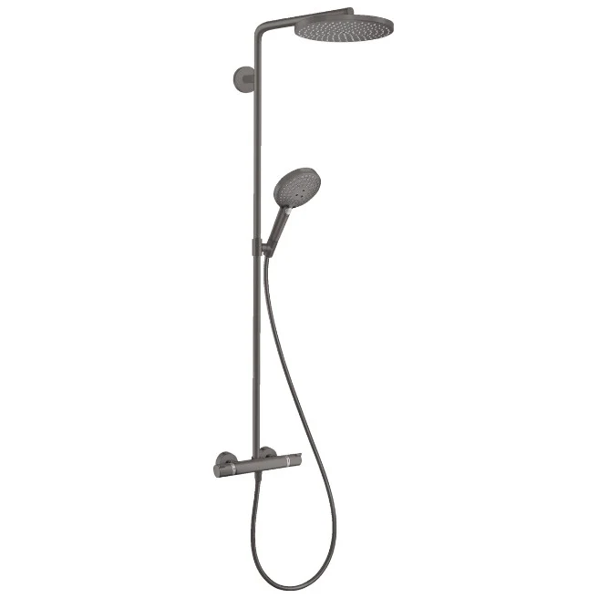 Coloana dus cu baterie si termostat Hansgrohe Raindance Select S 240, antracit mat