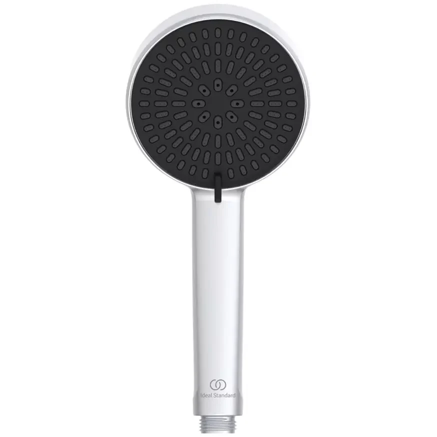 Coloana dus cu baterie si termostat Ideal Standard Ceraflow Alu+ si doua rafturi, argintiu mat (silver)
