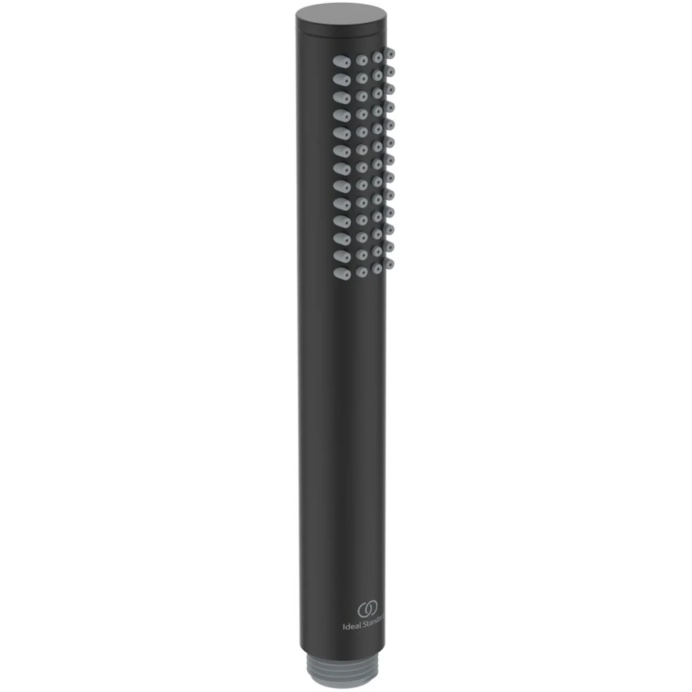 Coloana dus cu baterie si termostat Ideal Standard CeraTherm T125, negru mat (silk black)