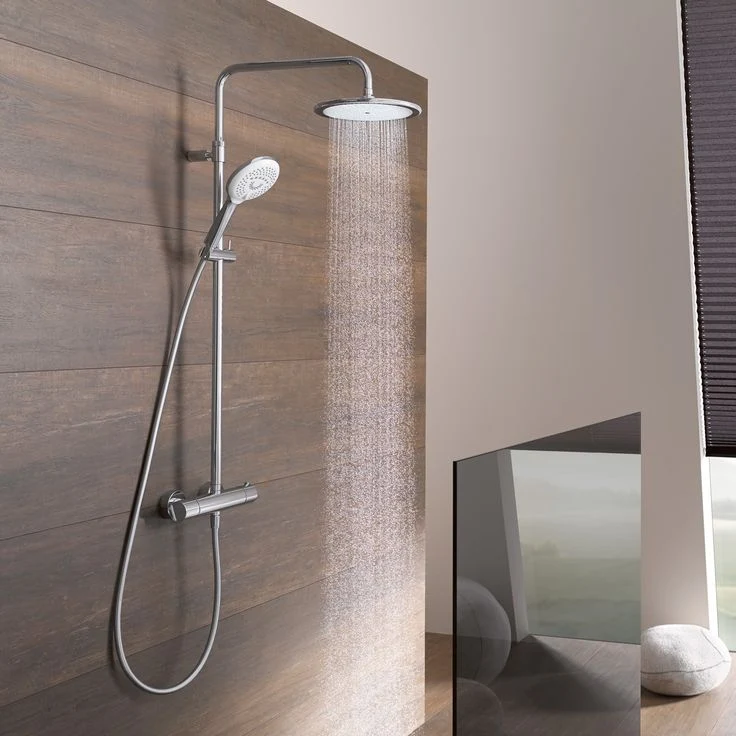 Coloana dus cu baterie si termostat Kludi Freshline