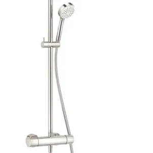 Coloana dus cu baterie si termostat Kludi Logo Dual 1S, inaltime ajustabila
