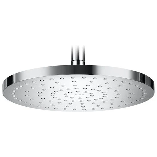 Coloana dus cu baterie si termostat Roca Deck, cap dus Ø25 cm