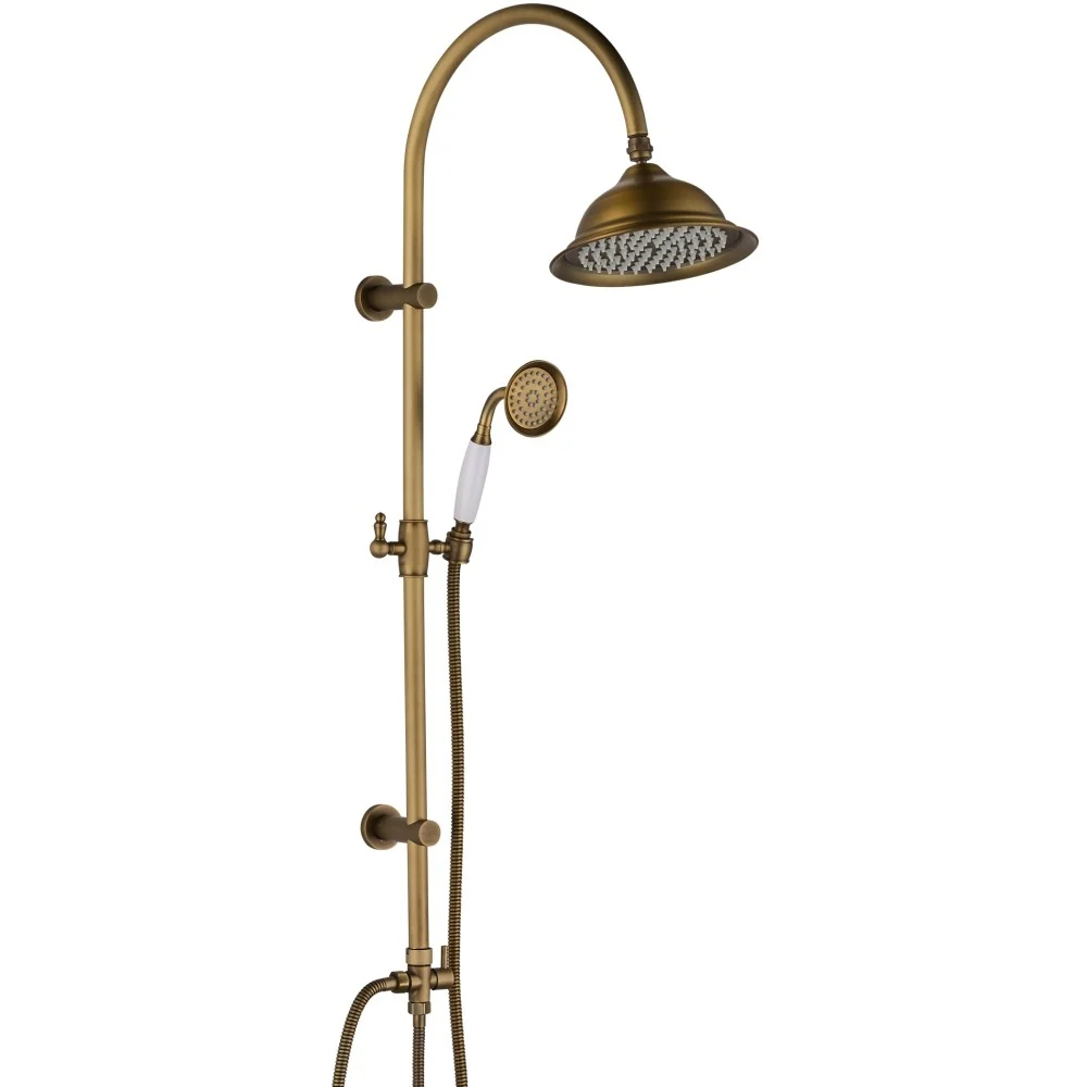 Coloana dus fara baterie Casa Blanca, bronz mat
