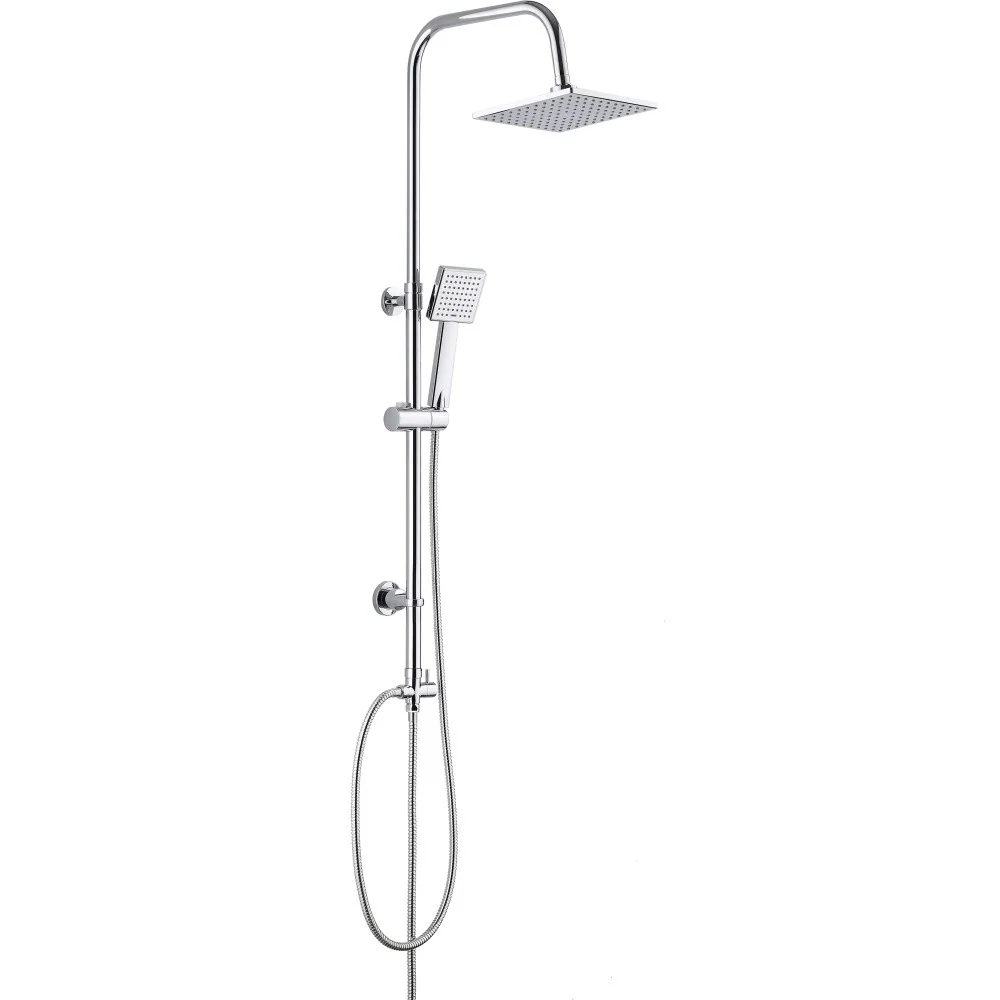 Coloana dus fara baterie Deante Floks, crom