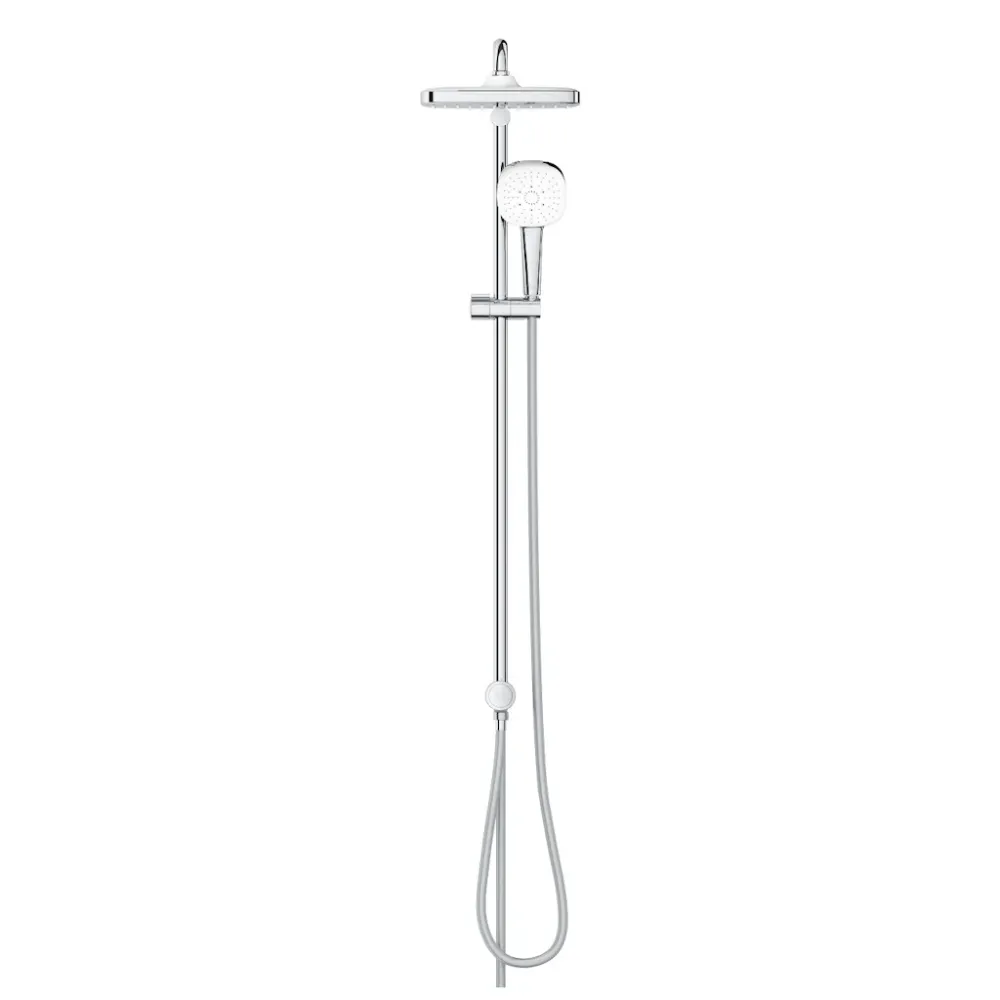 Coloana dus fara baterie Grohe Tempesta System 250 Cube, bara H92 cm, crom