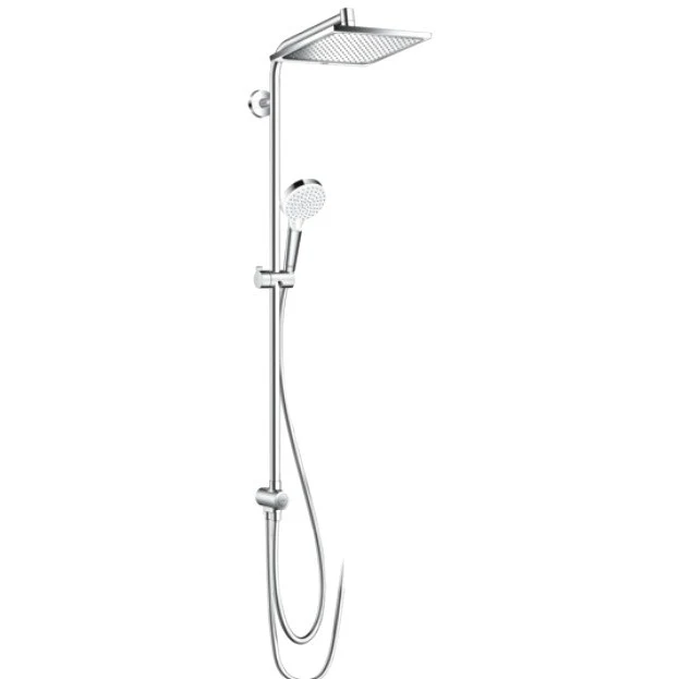Coloana dus fara baterie Hansgrohe Crometta E EcoSmart, bara 105 cm