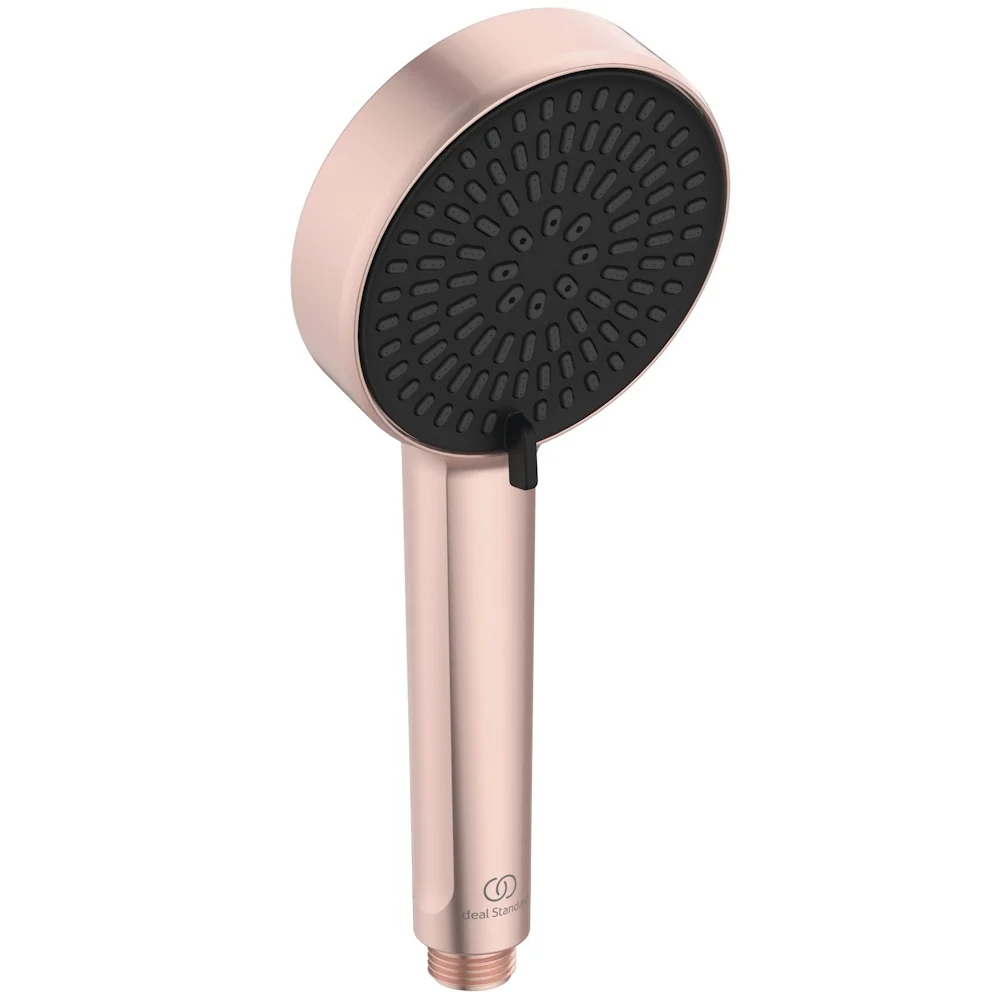 Coloana dus fara baterie Ideal Standard Alu+ si doua rafturi, auriu roze (rose mat)