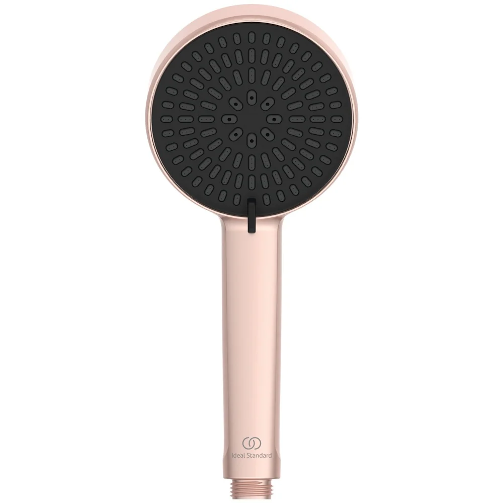 Coloana dus fara baterie Ideal Standard Alu+ si doua rafturi, auriu roze (rose mat)