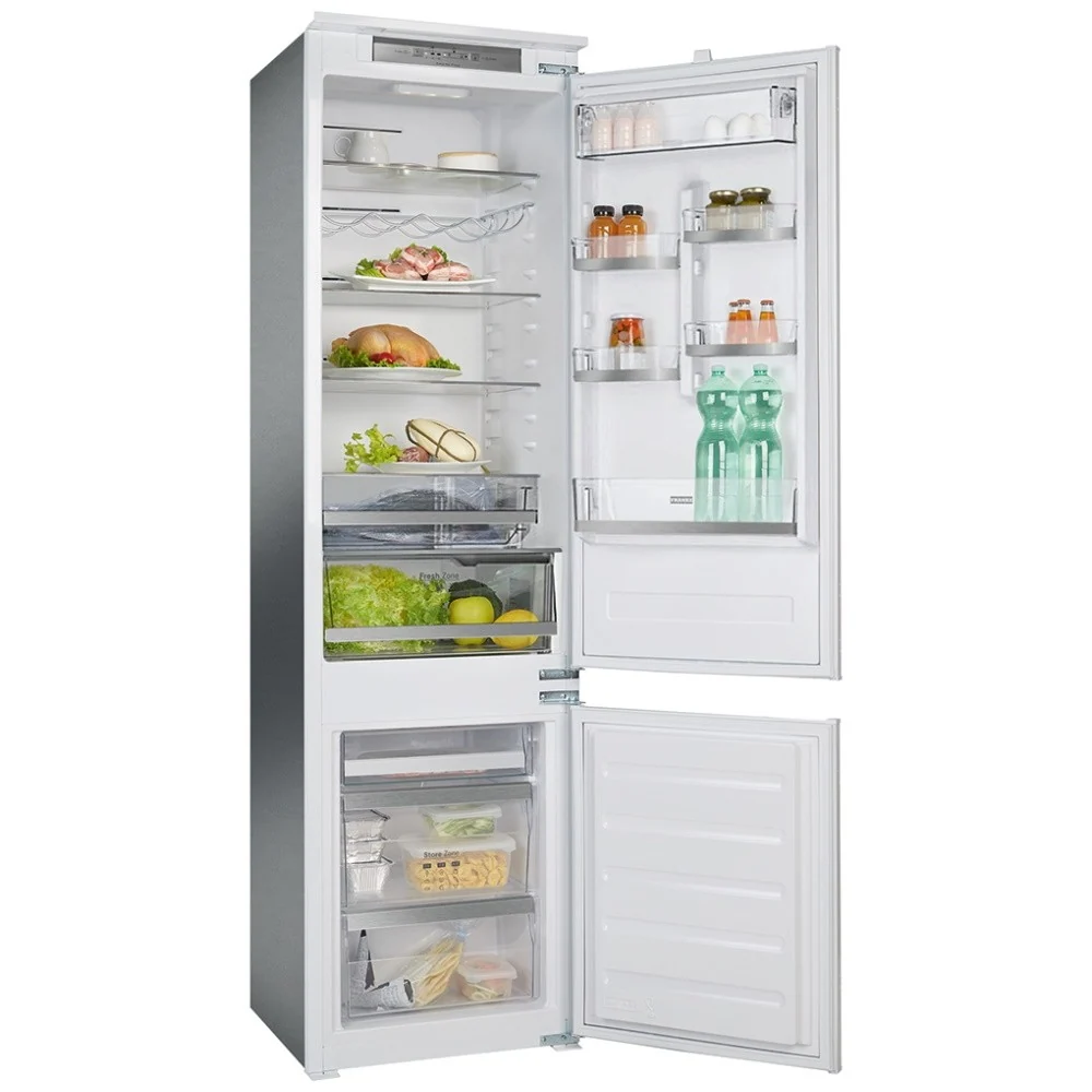 Franke FCB 360 TNF NE E Combina frigorifica incorporabila Total No Frost, 348 l, alb