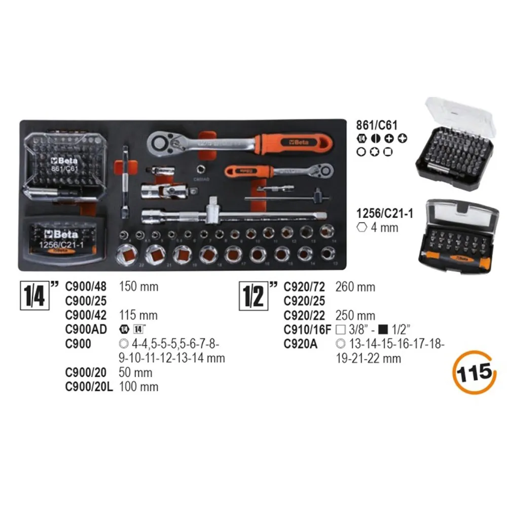 Cutia de instrumente Beta BW 2200E/21
