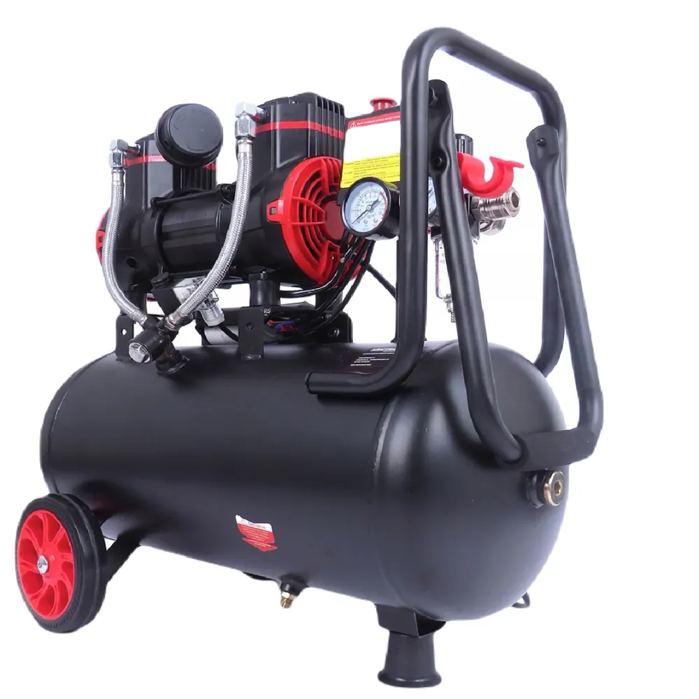 Compresor aer fara ulei Kraft&Dele KD1390, 24L, 230V, 1300W, 8Bar, 220L/min, silentios