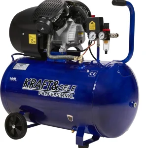 Compresor Aer 100L 3kW 8bar 530L/min 230V, Kraft&Dele KD4065