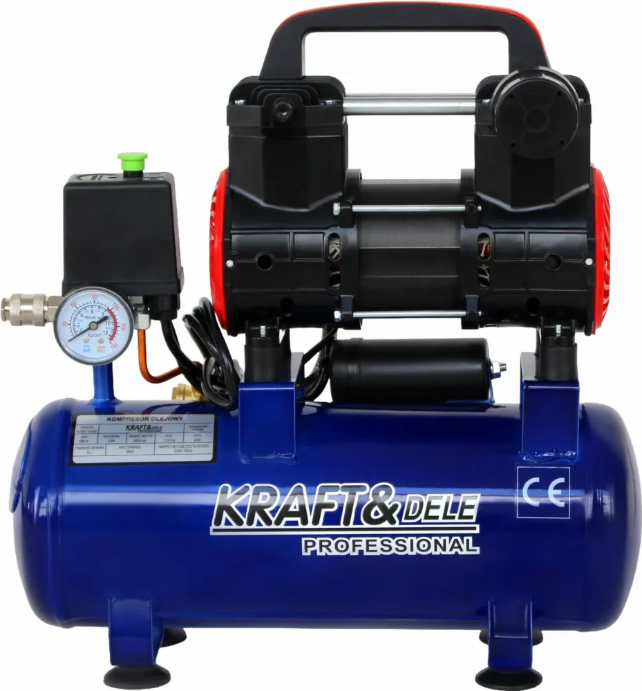 Compresor Aer Fara Ulei 1200W 230V 9L 220L/min, Kraft&Dele KD4090