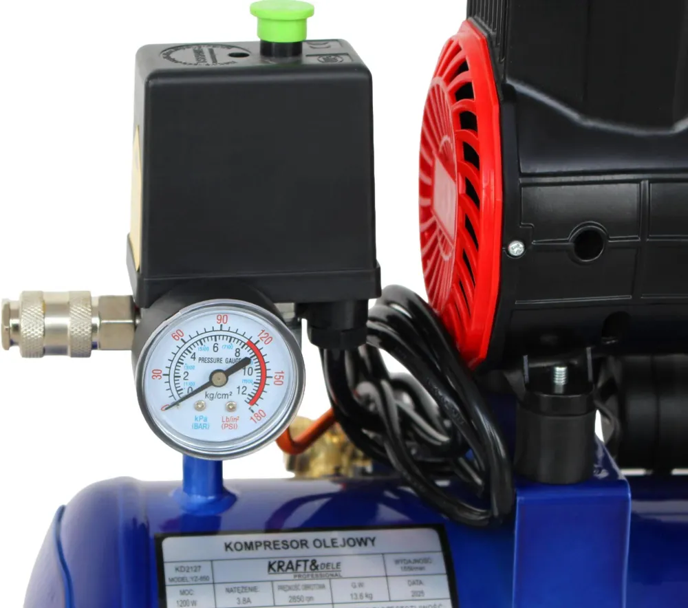 Compresor Aer Fara Ulei 1200W 230V 9L 220L/min, Kraft&Dele KD4090
