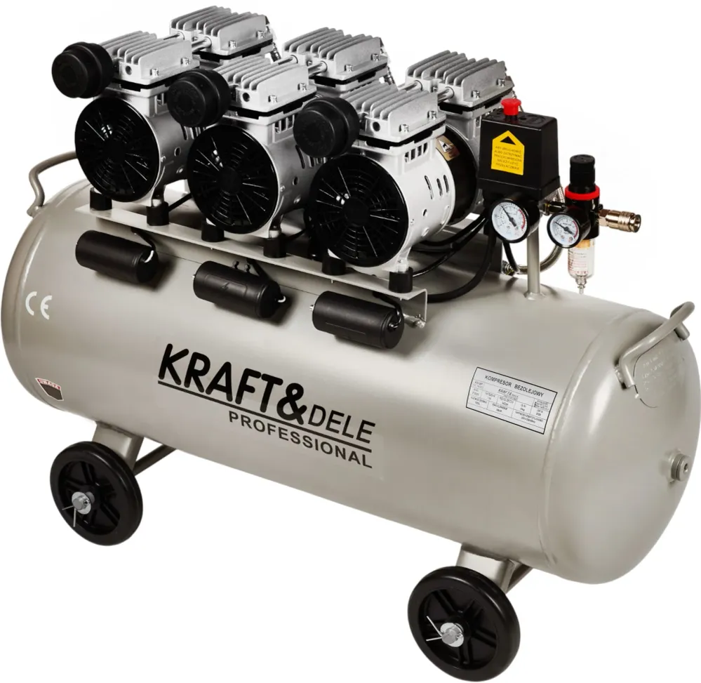 Compresor Aer fara Ulei 4500W 100L 8bar 911L/min, Kraft&Dele KD1397