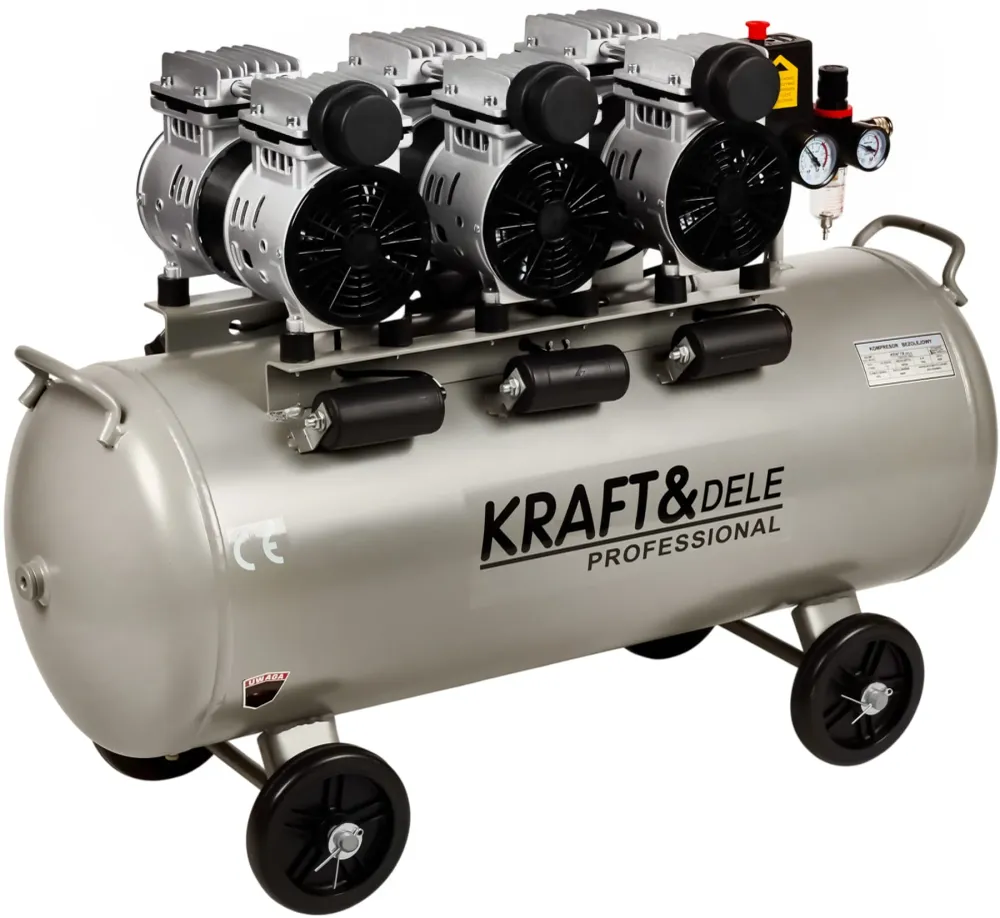 Compresor Aer fara Ulei 4500W 100L 8bar 911L/min, Kraft&Dele KD1397