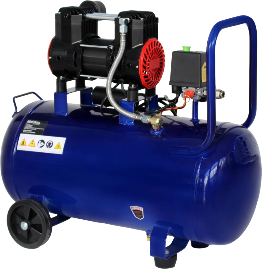 Compresor Aer Silentios fara Ulei 1500W 50L 8bar, Kraft&Dele KD4092