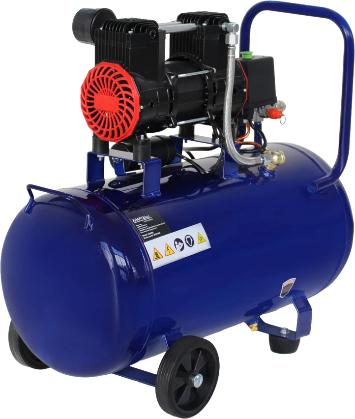 Compresor Aer Silentios fara Ulei 1500W 50L 8bar, Kraft&Dele KD4092