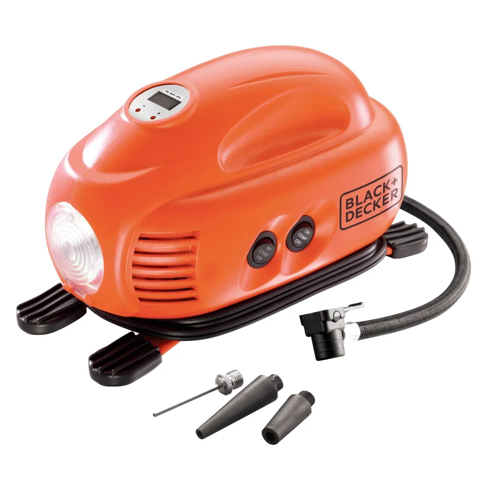 Compresor portabil Black+Decker ASI200-XJ 12V