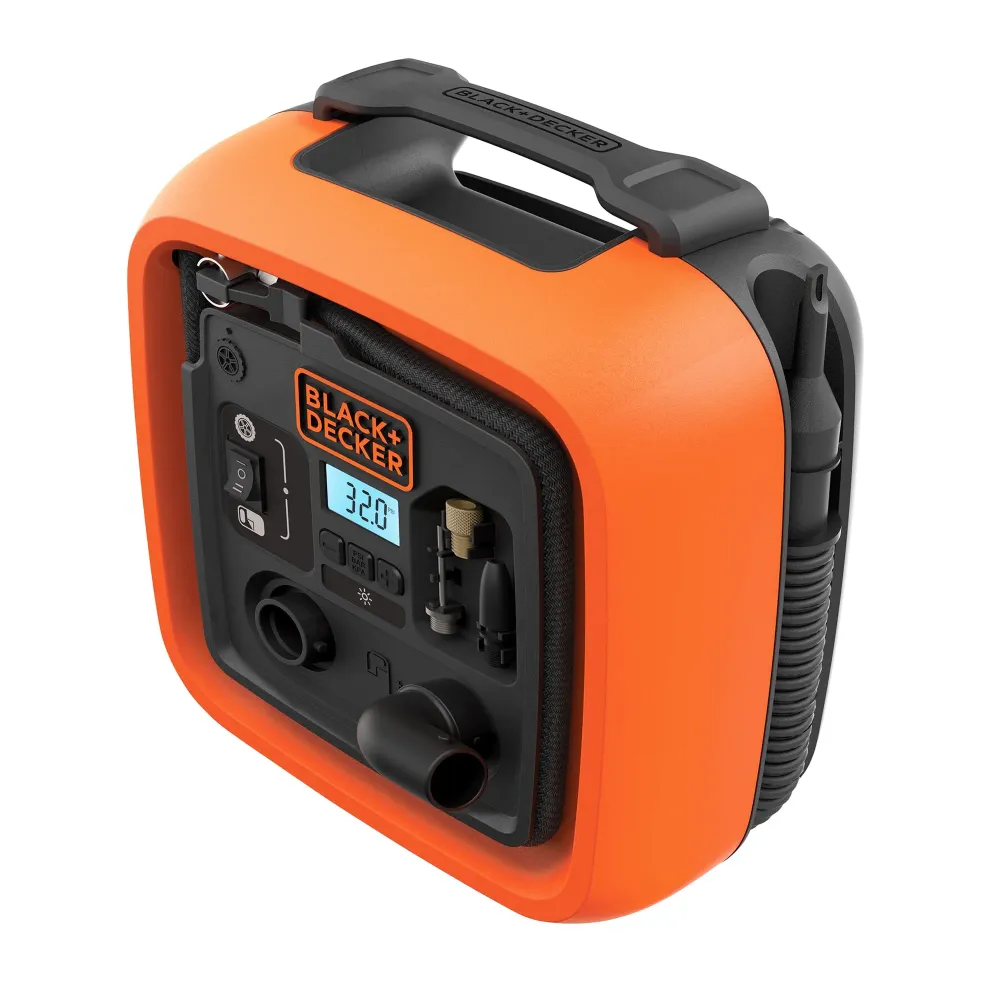 Compresor portabil Black+Decker ASI400-XJ