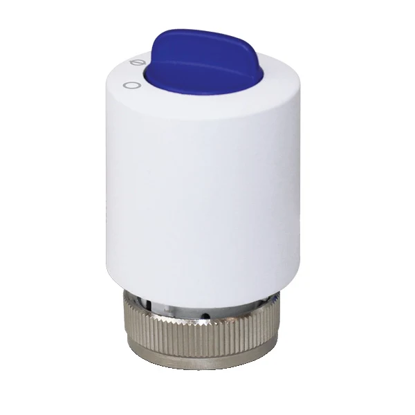 Actuator termic 230V, filet M30x1,5, cu buton rotativ (poate fi deschis manual), Salus