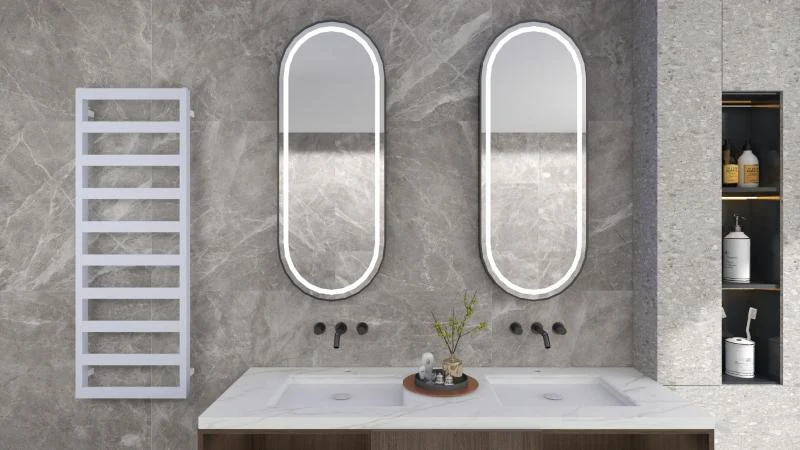 Radiator calorifer Arezzo Design portprosop CUBE WHITE 1100x500x90 mm alb lucios