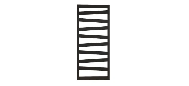 Radiator calorifer Arezzo Design portprosop DIAGONAL BLACK 1200x500x90 mm negru mat