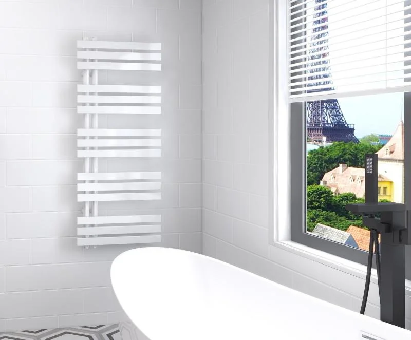 Radiator calorifer Arezzo Design portprosop HORIZONT WHITE SLIM 1200x500mm – alb
