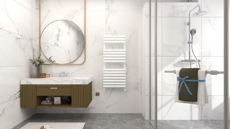 Radiator calorifer Arezzo Design portprosop MOON WHITE 1200x500x100 mm alb lucios