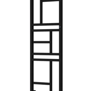 Radiator calorifer Arezzo Design portprosop ROCKWALL BLACK 1140x500x90 mm negru satinat