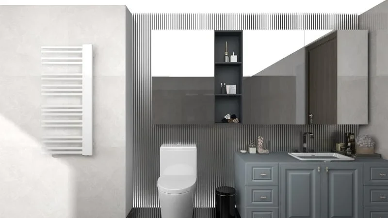 Radiator calorifer Arezzo Design portprosop WHITE LINE 1200x502x85 mm alb lucios