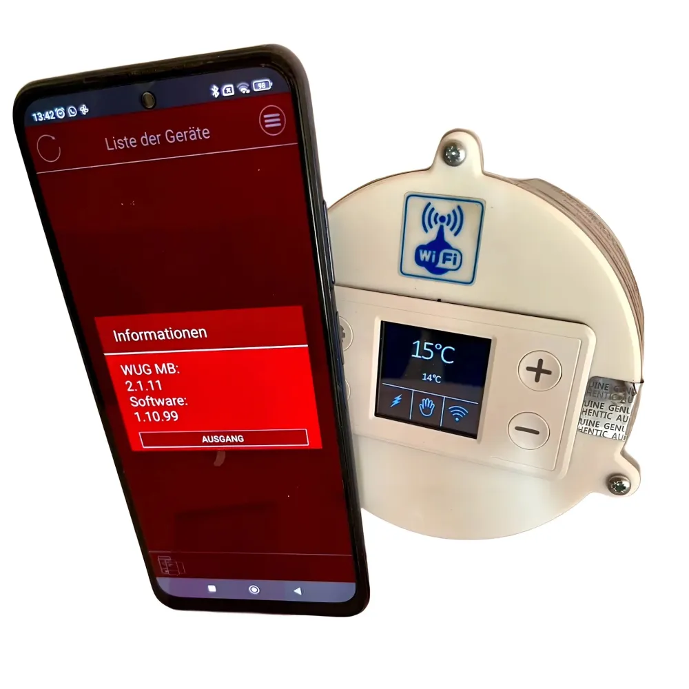 Tijă de încălzire 3 kW WLAN Gema GmbH tijă electrică de încălzire 230V