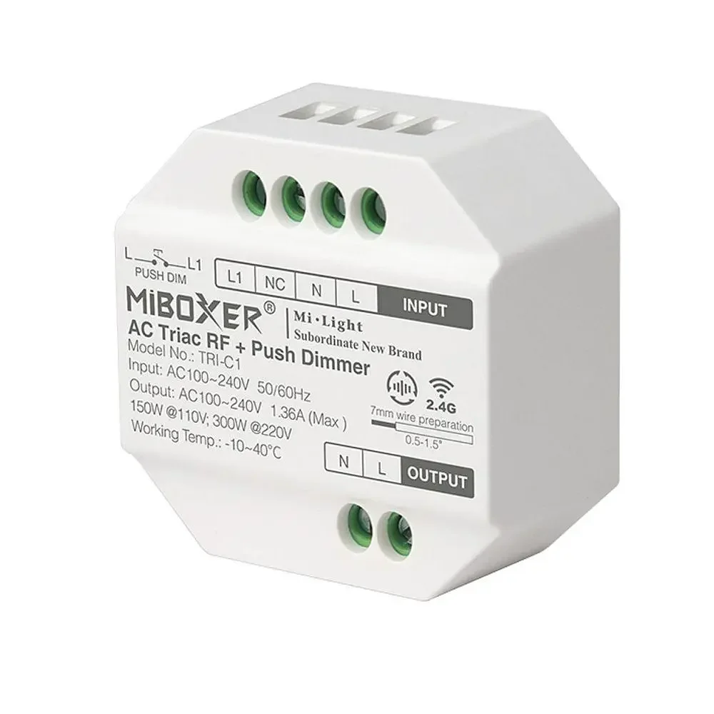 Dimmer triac MONO 100-240V AC 1.36A TRI-C1 Mi-Light
