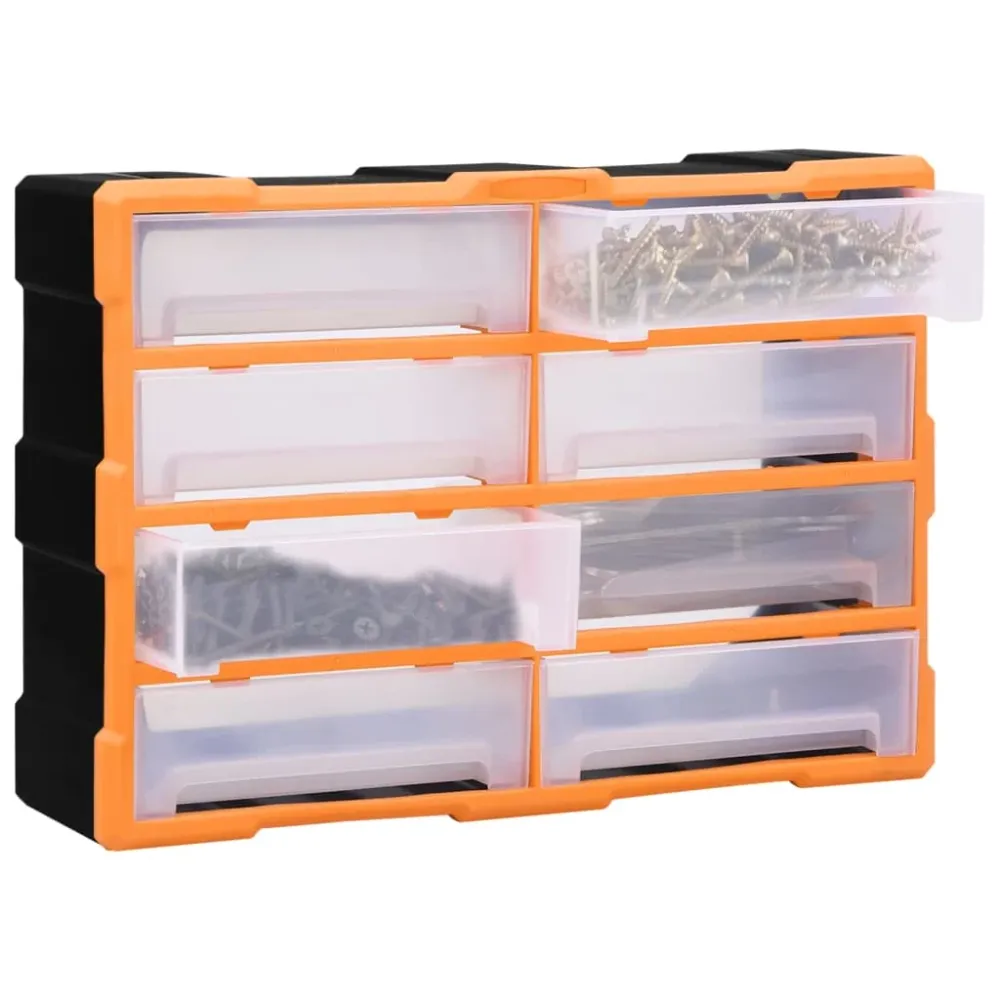 Organizator cu 8 sertare mari, 52x16x37 cm