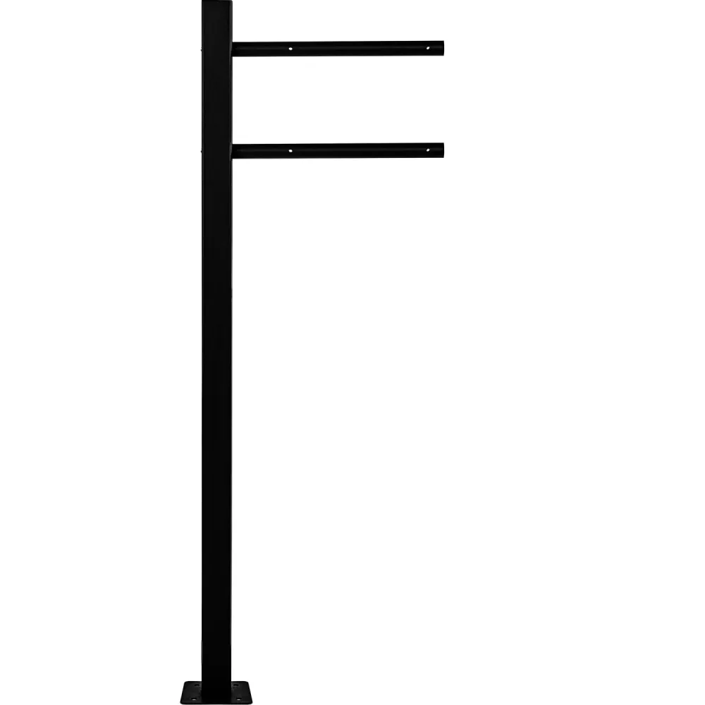 Suport pentru cutia postala 120 cm, negru