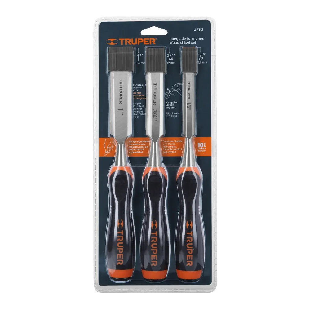 Set dalti pentru lemn, 13-19-25 mm - Truper
