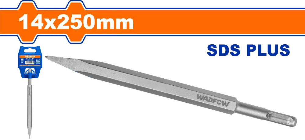 Spitz pentru beton Wadfow, prindere SDS Plus, otel, 14x250mm