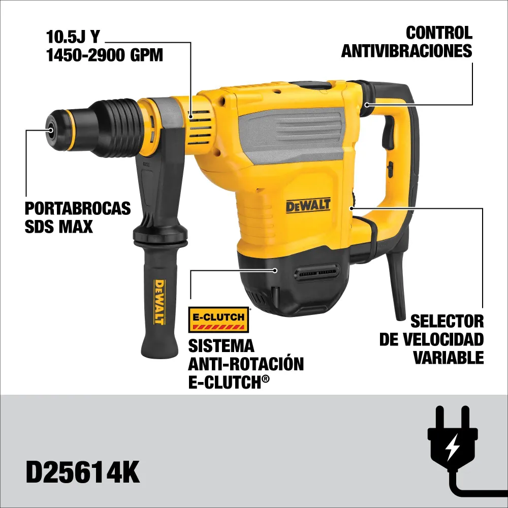 Demolator Dewalt D25614K-QS 1350W